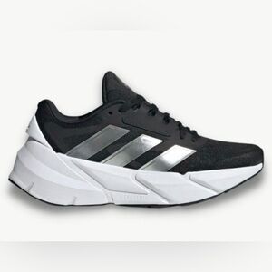 Adidas Women's Black and Silver Sneakers